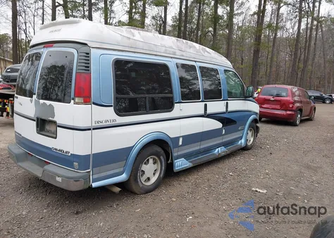 1999 Chevrolet Express из США, поврежденный, VIN 1GBFG15R3X1064495